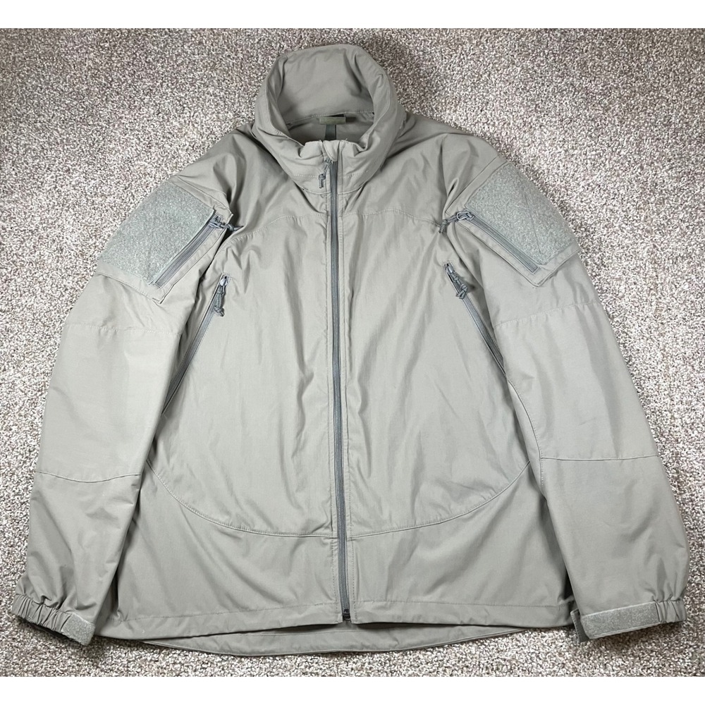 Patagonia Level 5 Military Jacket Alpha Green Hooded Soft Shell Men's XL??